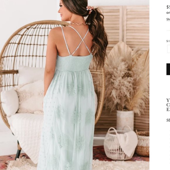 Nanamacs maxi dress size small - Picture 6 of 7